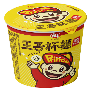王子杯麵-濃濃牛肉湯麵