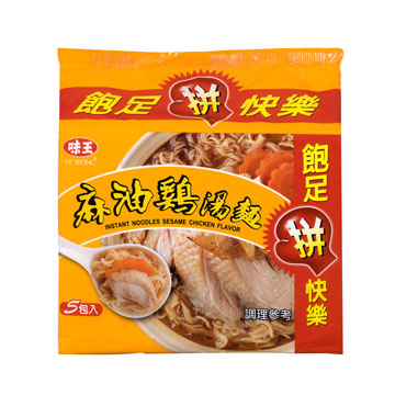 麻油雞湯麵(袋)產品圖