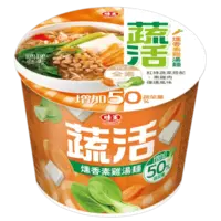 燻香素雞湯麵(桶)